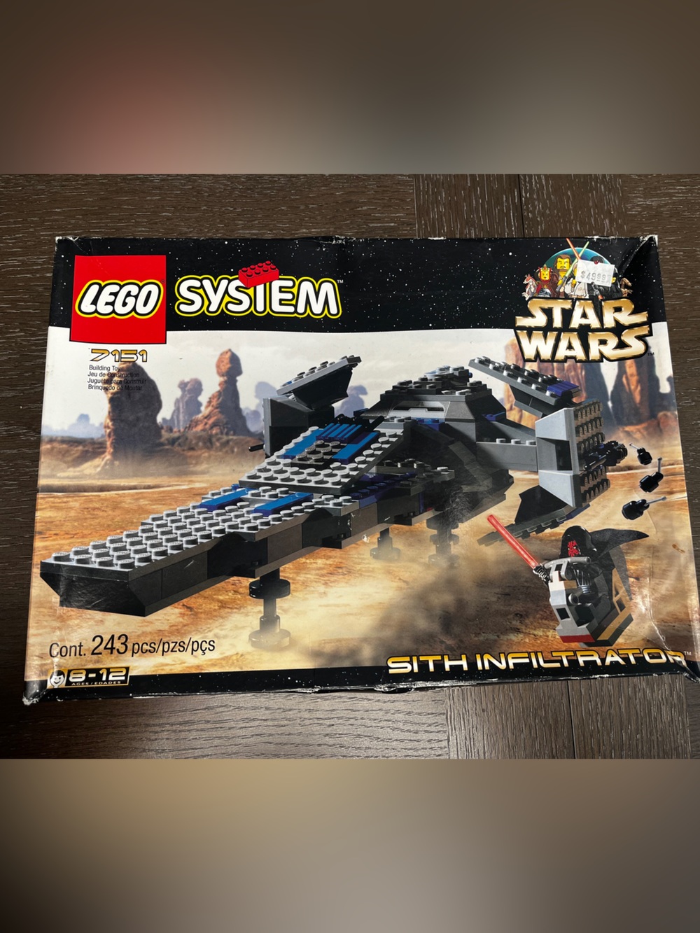NEW UNOPENED 1999 LEGO Star Wars Sith Infiltrator Set 7151